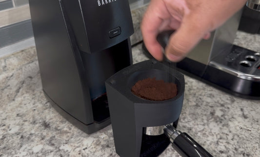 Portafilter Holder Adapter for Baratza Encore ESP grinder - 58mm E61(various brands), 51mm, 54mm, 58mm Gaggia op