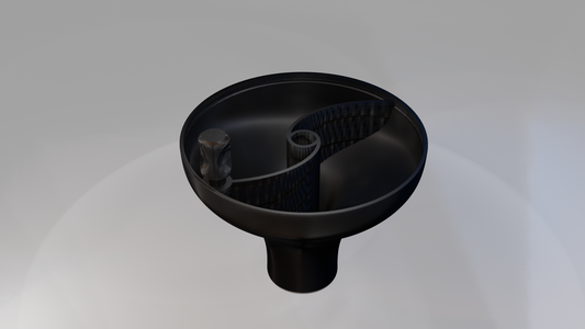 Funnel to refill CO2 tanks for sodastream machines