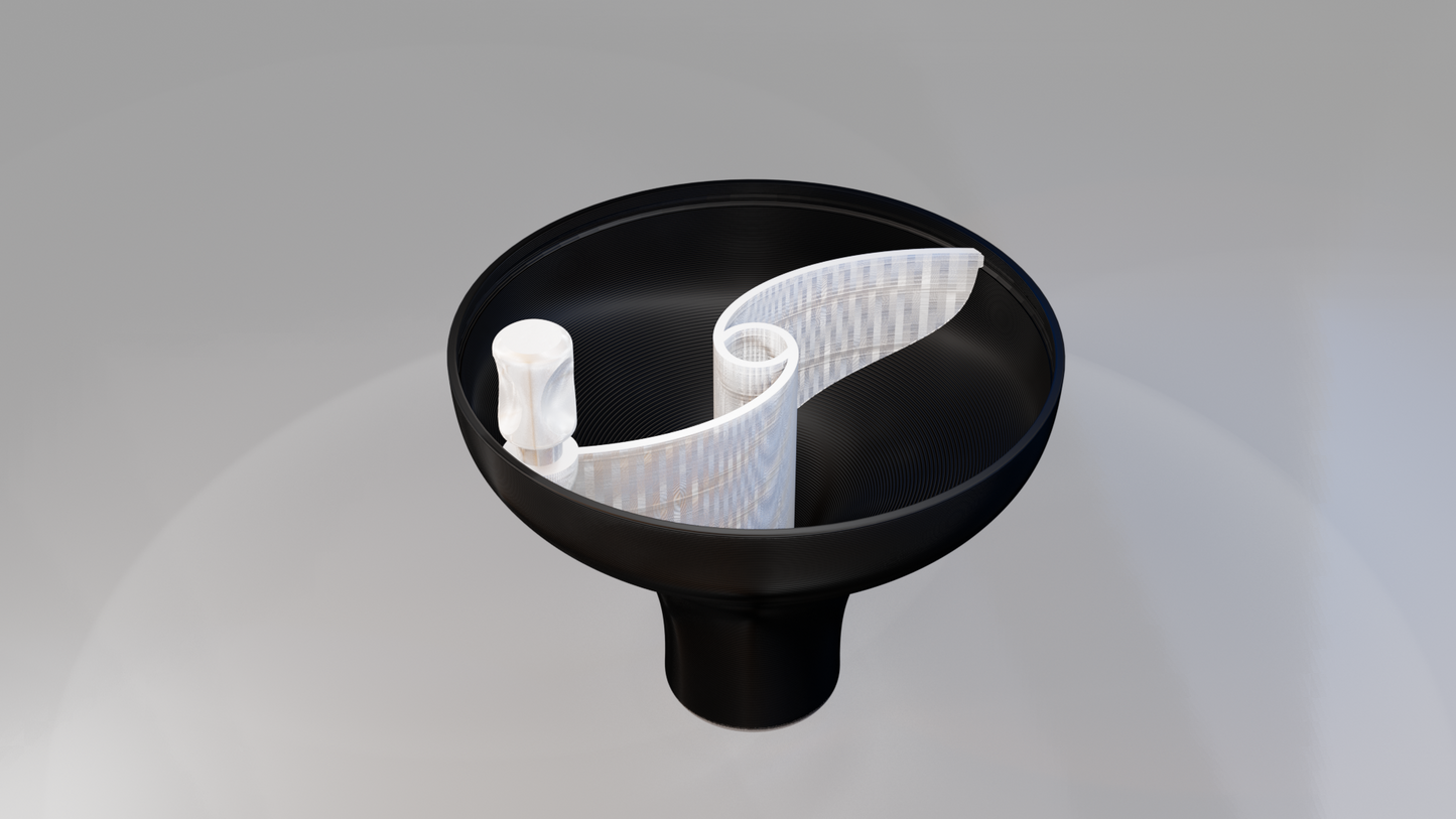 Funnel to refill CO2 tanks for sodastream machines